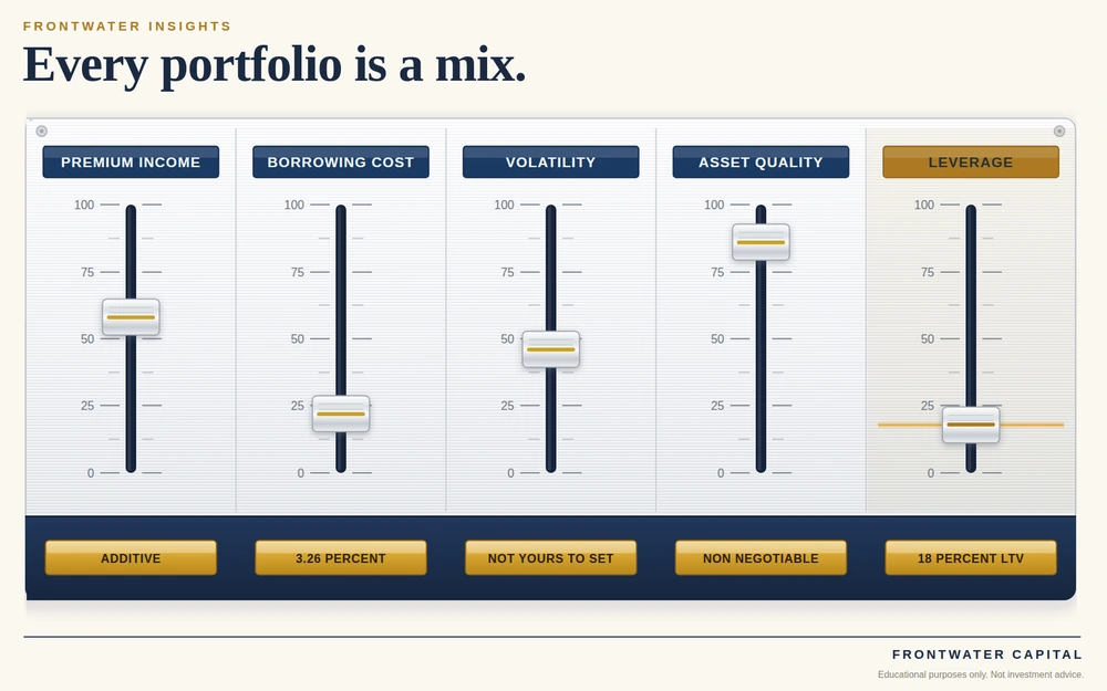Frontwater Capital, How Smart Investors Leverage Up: The Institutional Approach to Responsible Borrowing cover